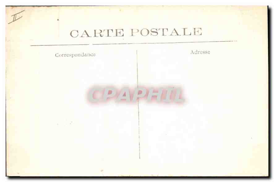 CPA Saint Germain en Laye Le Rond Point des Roses et la Terrasse Zeppelin Dirigeable — Verso