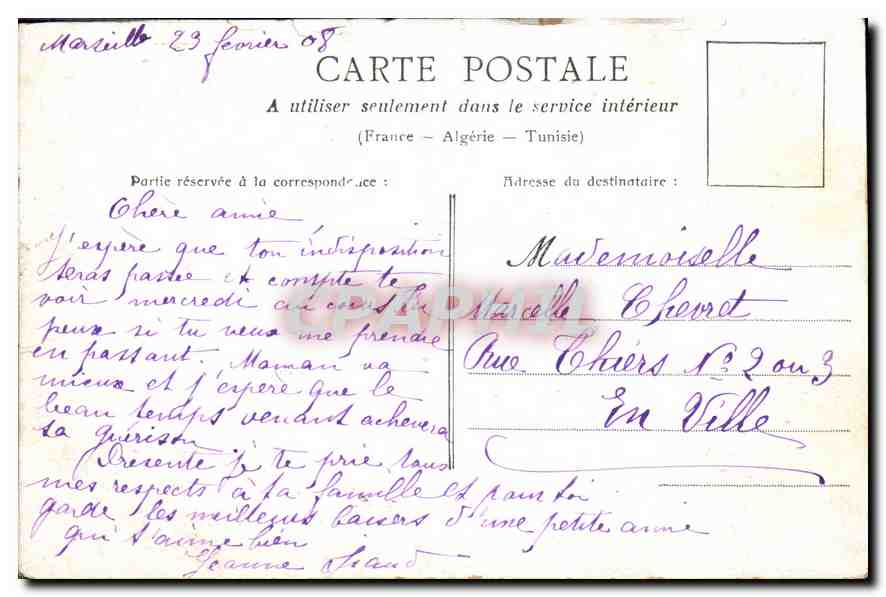 CPA Versailles Louis XIV  — Verso