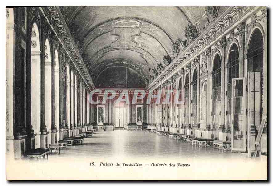 Palais de Versailles — Galerie des Glaces — Héliotypie Bourdier et Faucheux, n°16