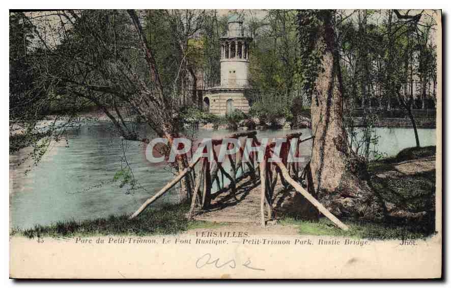 CPA Versailles Parc de Petit Trianon Le Font Rustique 