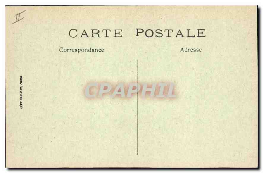 CPA Lyon Vue generale prise de l'Ascenseur de Fourviere  — Rückseite
