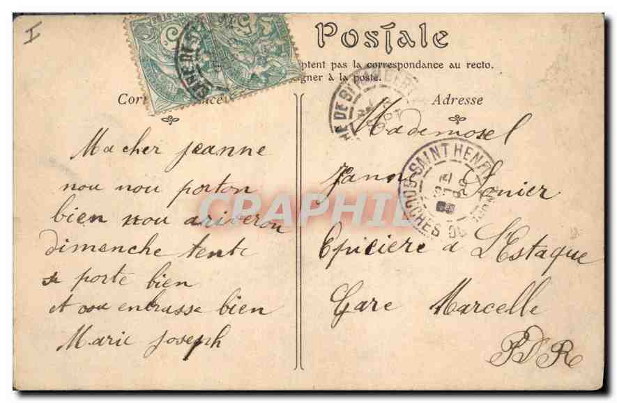 CPA Lyon Vue generale  — Verso