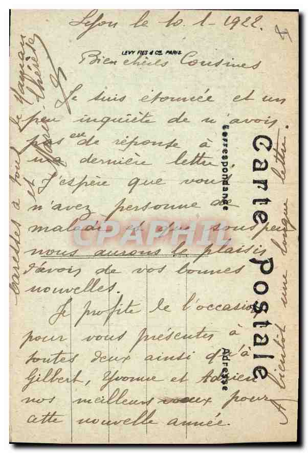 CPA Lyon Le grand Theatre  — Verso
