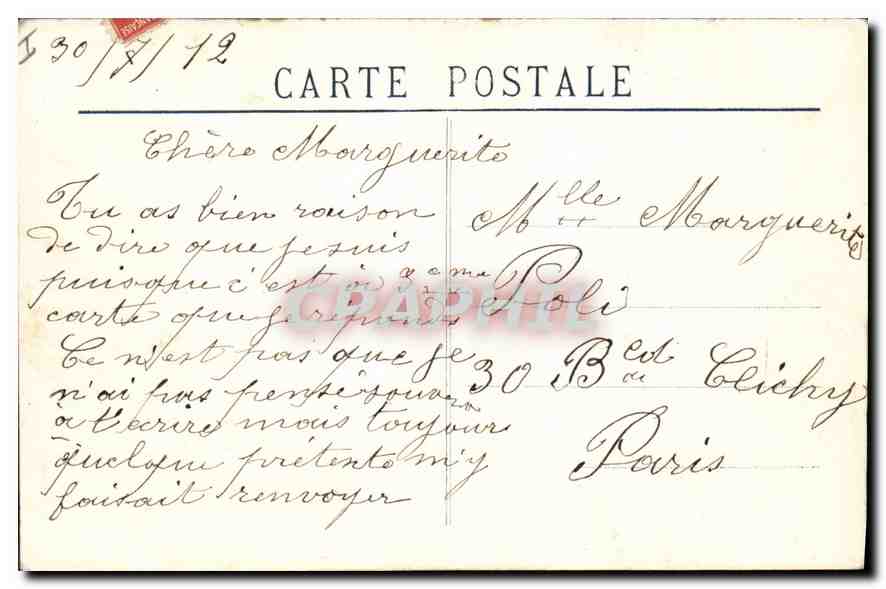 CPA Lyon Theatre des Celestins  — Verso