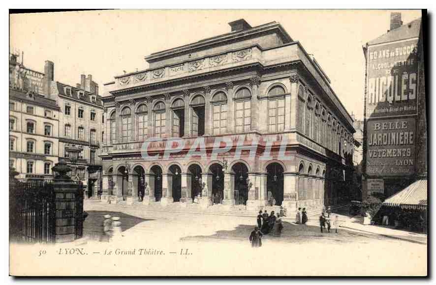 CPA Lyon Le Grand Theatre Ricqles