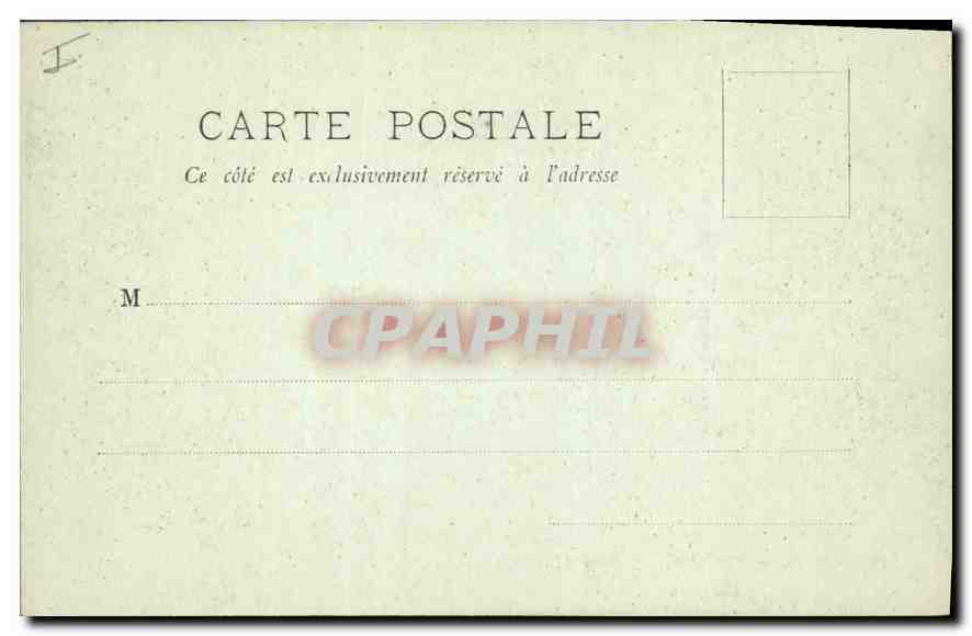 CPA Lyon Le Grand Theatre Ricqles — Verso
