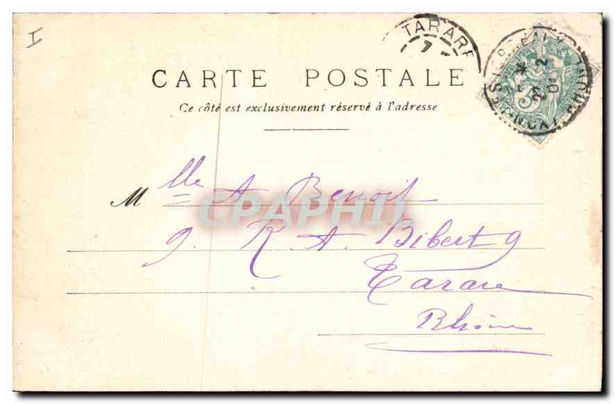 CPA Lyon Le Grand Theatre  — Verso