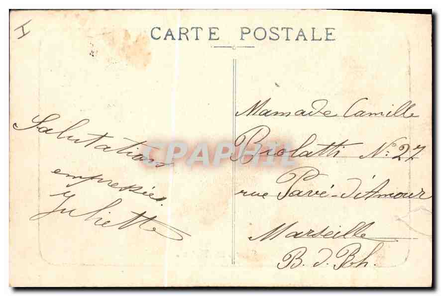 CPA Lyon Theatre des Celestins — Verso