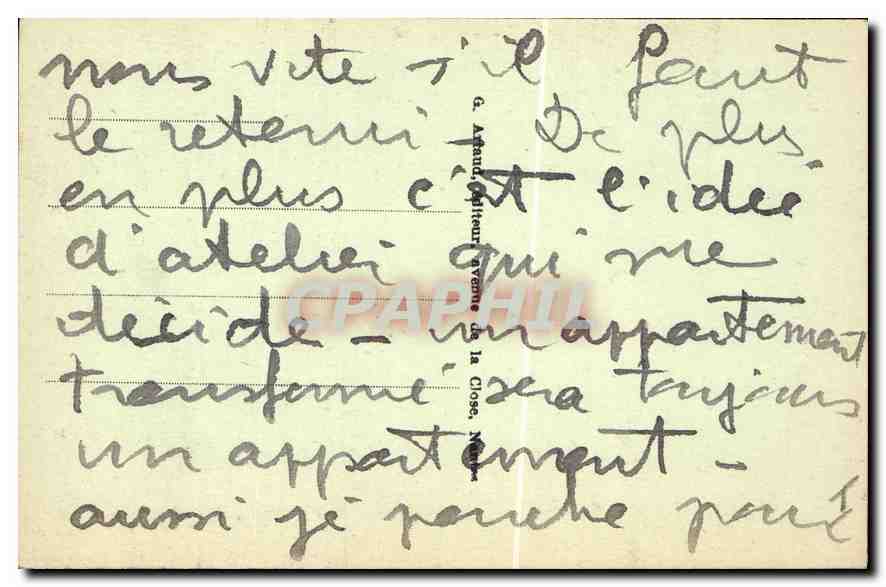 CPA Lyon Le Theatre des Celestins  — Verso