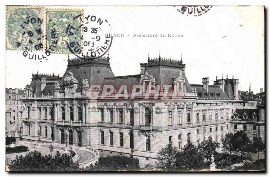CPA Lyon Prefecture du Rhone 