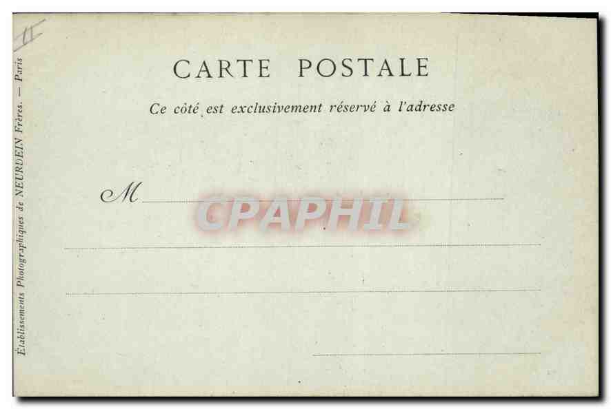 CPA Lyon La Prefecture  — Verso