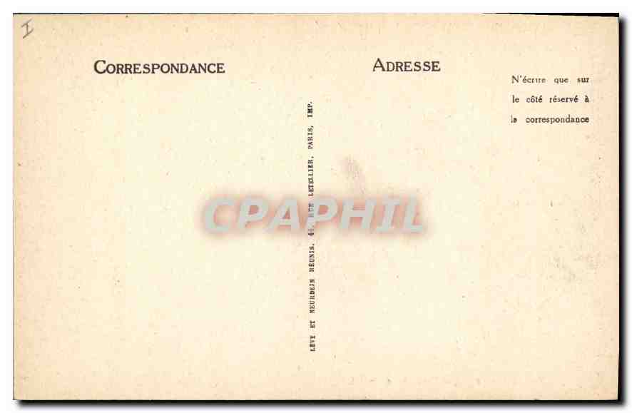 CPA Lyon La Prefecture  — Verso