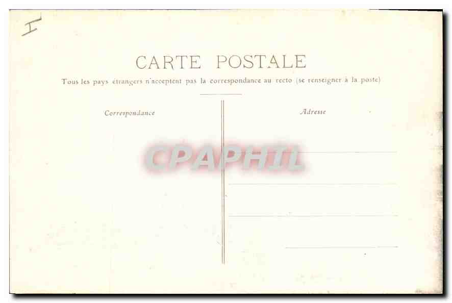 CPA Lyon Prefecture du Rhone  — Verso