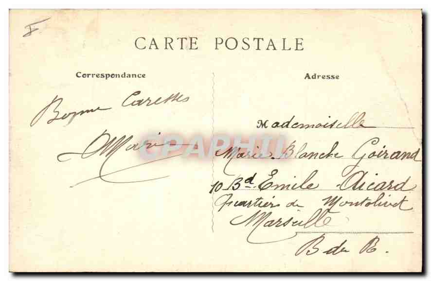 CPA Lyon La Prefecture du Rhone  — Verso
