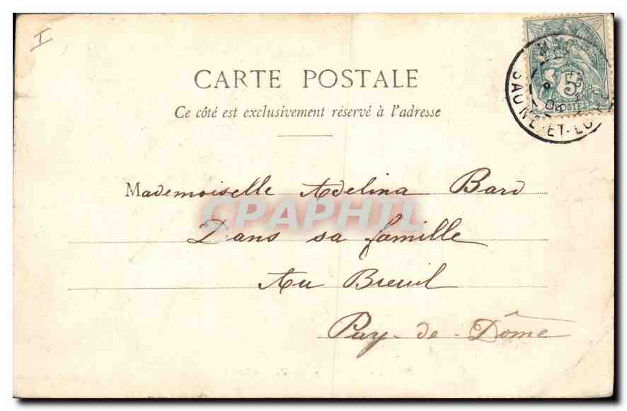 CPA Lyon La Prefecture  — Verso