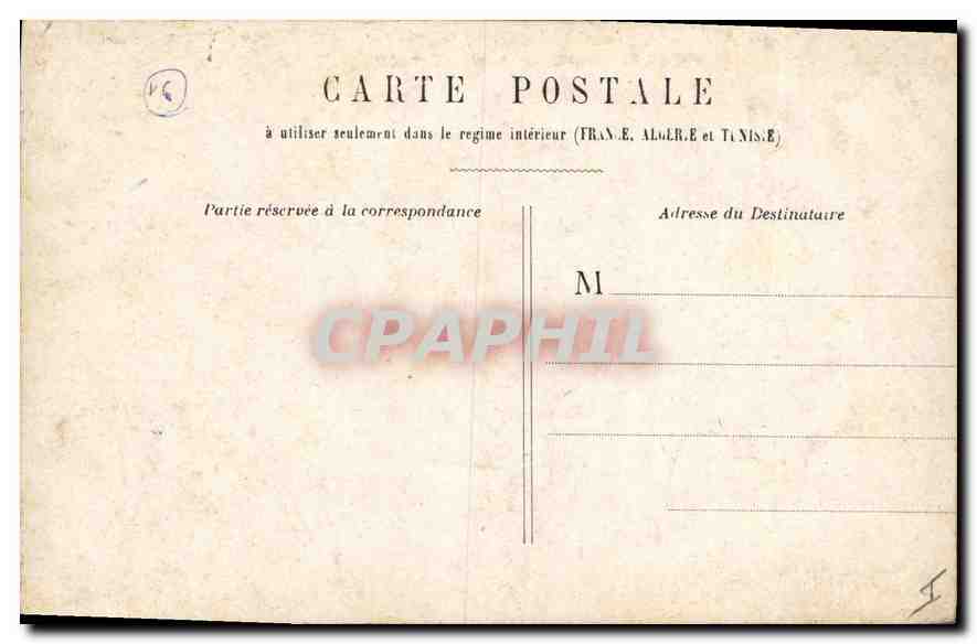 CPA Lyon Prefecture du Rhone  — Verso