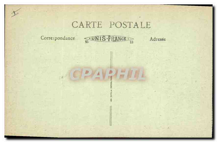 CPA Lyon La Prefecture — Verso