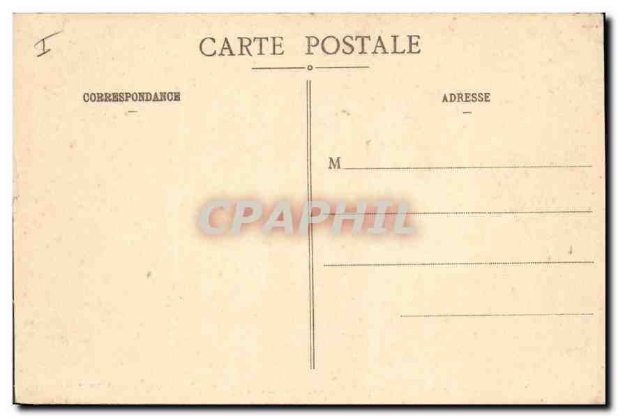 CPA Lyon La Prefecture construit en 1885 par Louvrier — Verso