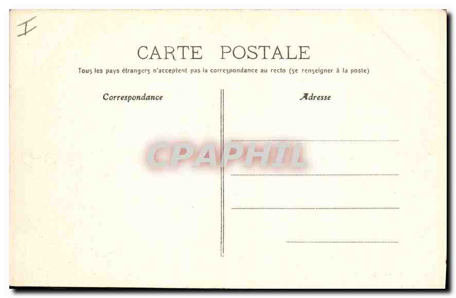 CPA Lyon La Prefecture — Verso