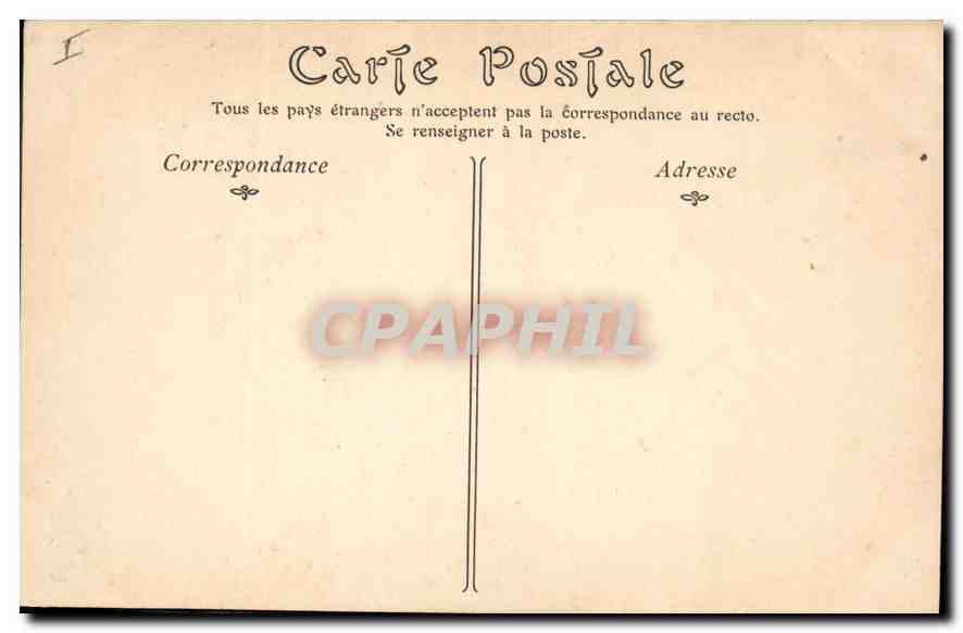 CPA Lyon La Prefecture — Verso
