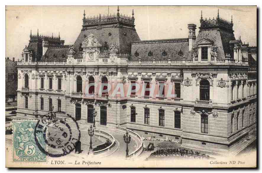 LYON — La Préfecture — Collections ND Phot