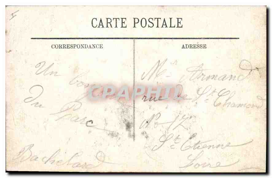 CPA Lyon Monument Carnot — Verso