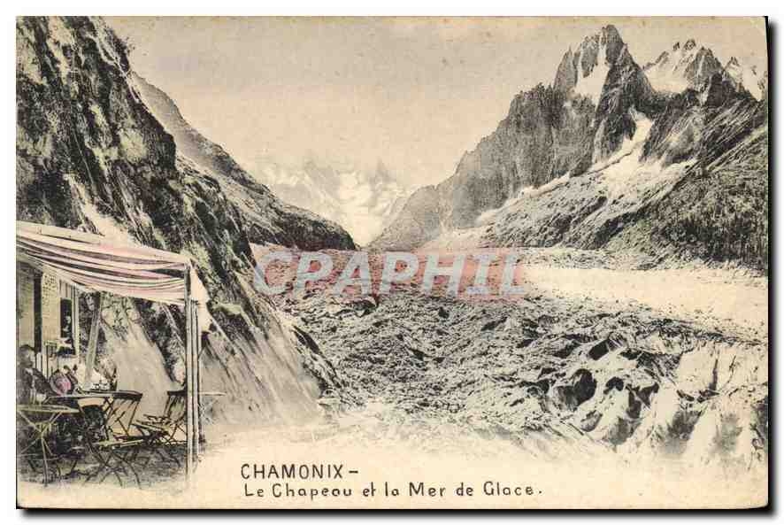 Chamonix — Le Chapeau et la Mer de Glace — éditeur non identifié