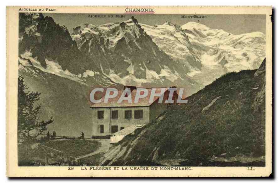 La Plégère et la Chaîne du Mont-Blanc — Chamonix — LL. n°29