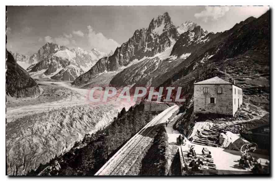 Chamonix Mont-Blanc — La Mer de Glace et les Grandes Jorasses — G. Gany