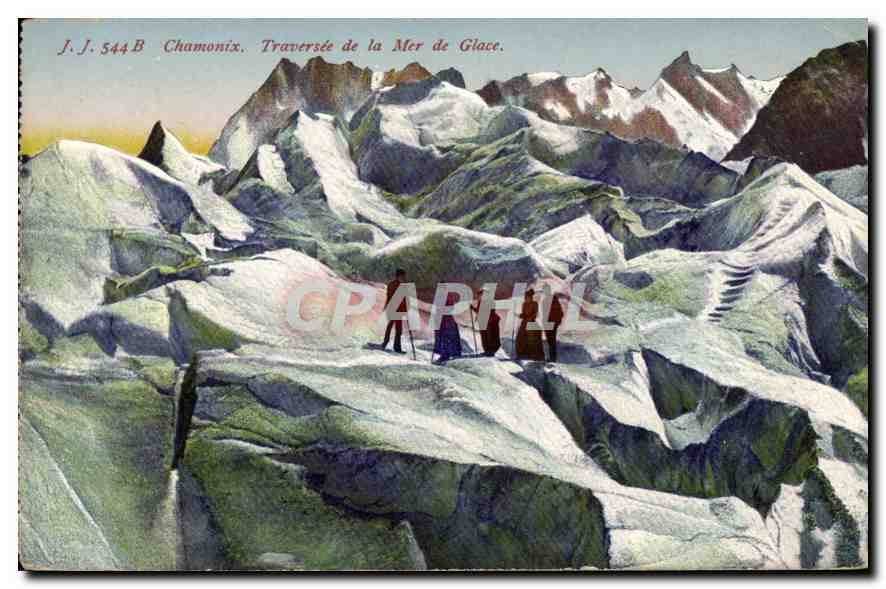 Chamonix — Traversée de la Mer de Glace — J.J. 544B