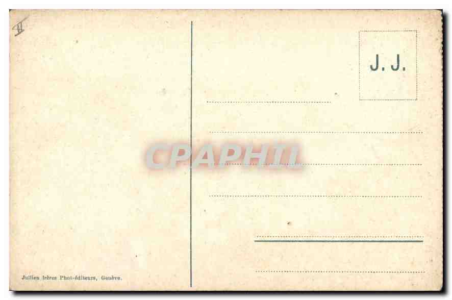 Chamonix — Traversée de la Mer de Glace — J.J. 544B — Verso