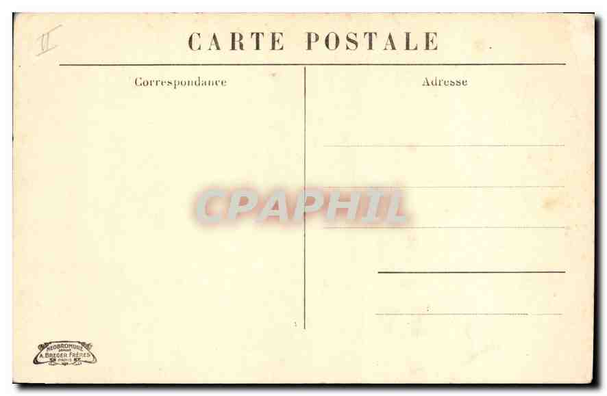 Chamonix et le Mont-Blanc, de la Flégère — éditeur A. Bregen Frères, n°10 — Back