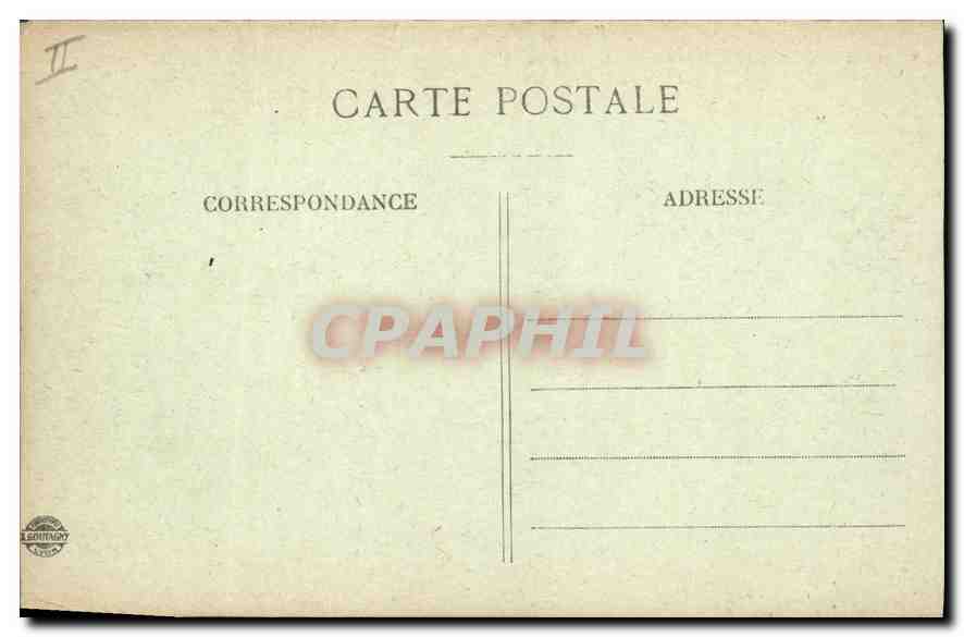 Chamonix — Vue générale et l'Aiguille Verte — éditeur Bontendy — Rückseite