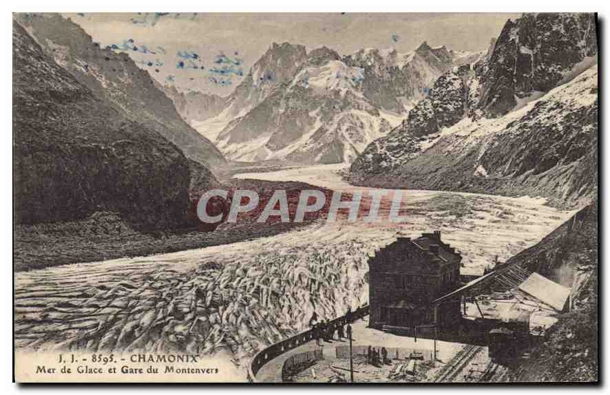 Mer de Glace et Gare du Montenvers — Chamonix — J.J. éditeur
