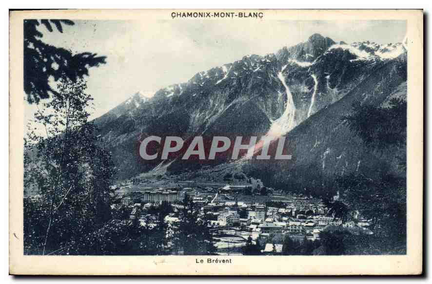 Chamonix-Mont-Blanc — Le Brévent — G. Tairraz, phot. édit. Chamonix-Mont-Blanc