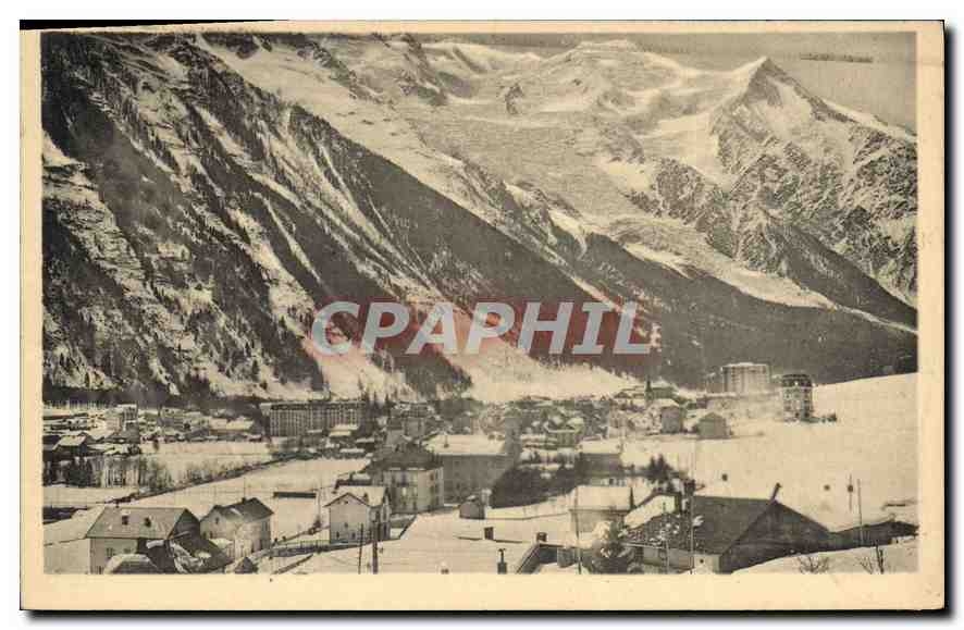 Chamonix-Mont-Blanc — vue hivernale enneigée — éditeur ND