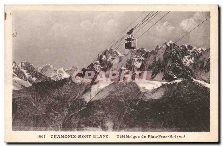Chamonix-Mont Blanc — Téléphérique de Plan-Praz-Brévent — L. Marand, phot.-édit. (Haute-Savoie)