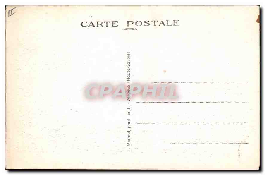 Chamonix-Mont Blanc — Téléphérique de Plan-Praz-Brévent — L. Marand, phot.-édit. (Haute-Savoie) — Back