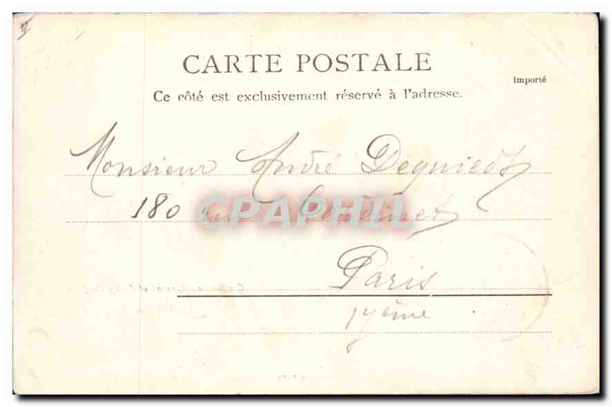 Glacier des Bossans et l'Aig. du Midi — Chamonix — R. & J. D. n° 8374,72 — Reverso