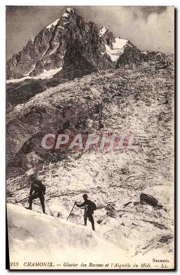 Chamonix — Glacier des Bossons et l'Aiguille du Midi — Selecta LL n°213