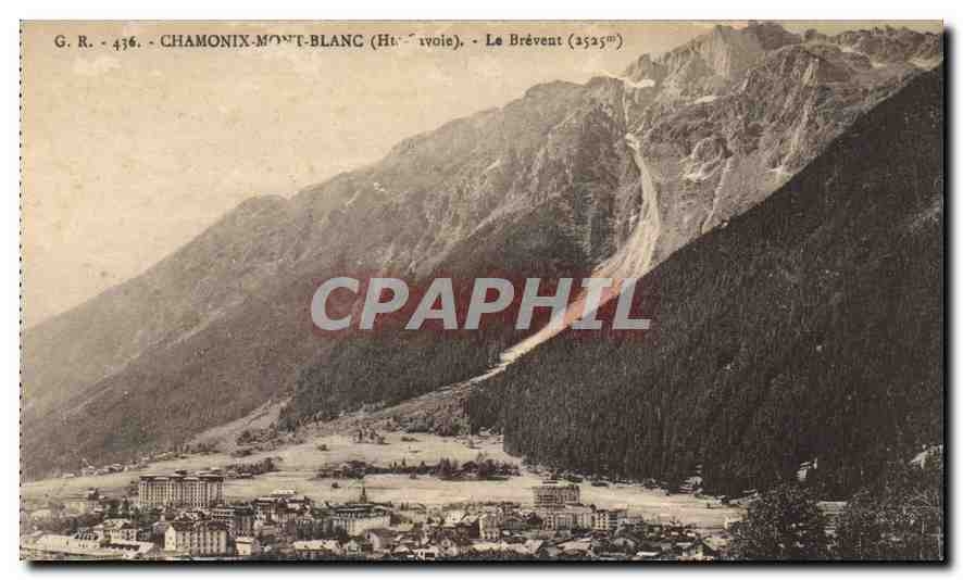 Chamonix-Mont-Blanc — Le Brévent (2525m) — G. R. - 436 - L. Zegarez, édit. (Haute-Savoie)