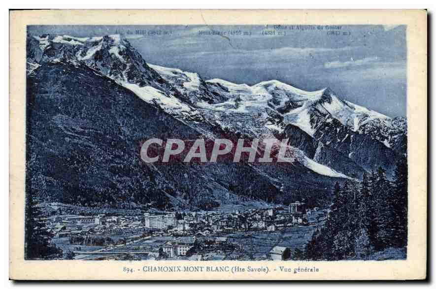 Chamonix-Mont-Blanc (Haute-Savoie) — Vue générale — J. Ronsohler, n° 894