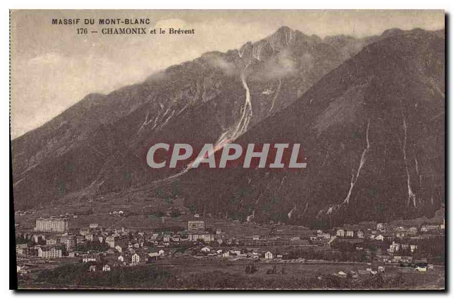 Massif du Mont-Blanc — Chamonix et le Brévent — éditeur non visible