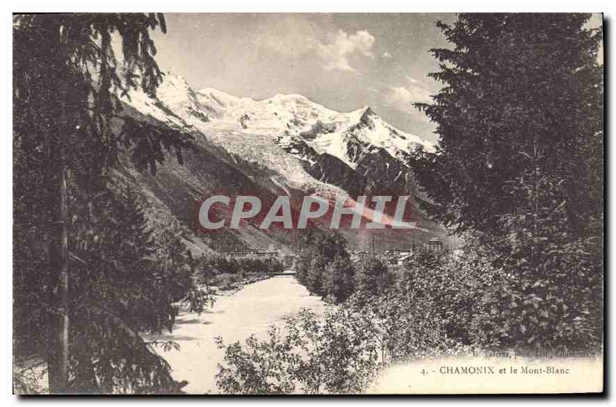 CPA Chamonix et le Mont Blanc