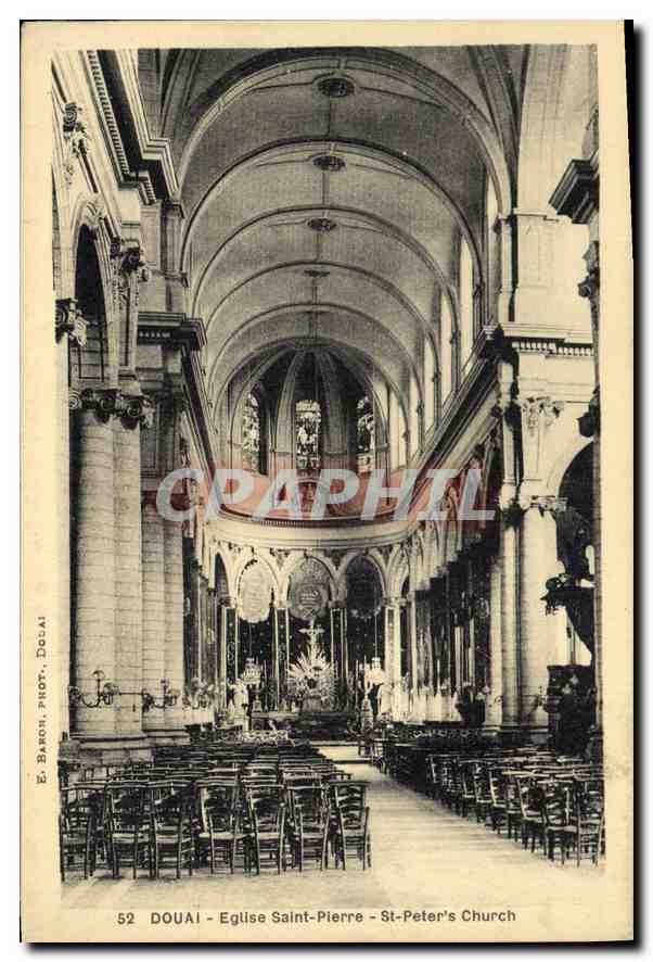 CPA Douai Eglise Saint Pierre