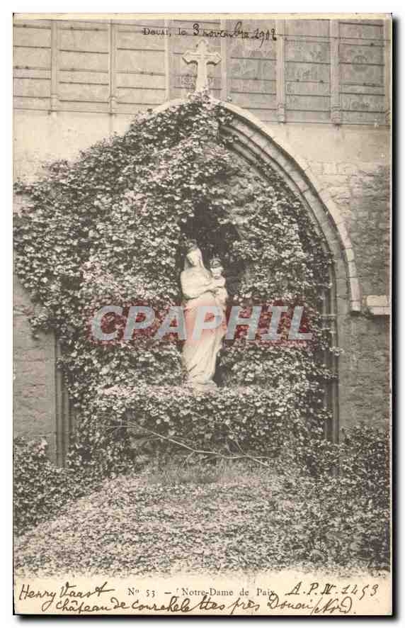 CPA Douai le 3 novembre 1902 Notre Dame de Paix
