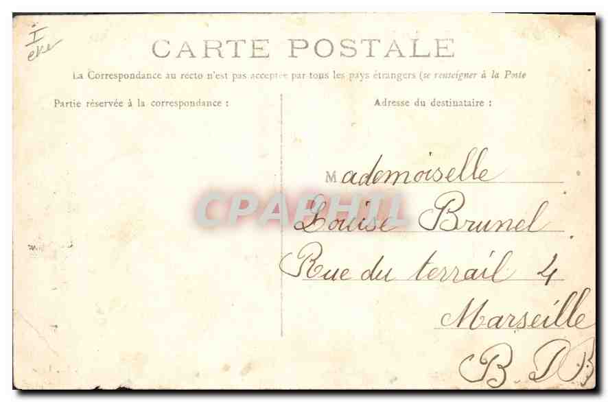 CPA Malo les Bains Place Turenne — Rückseite