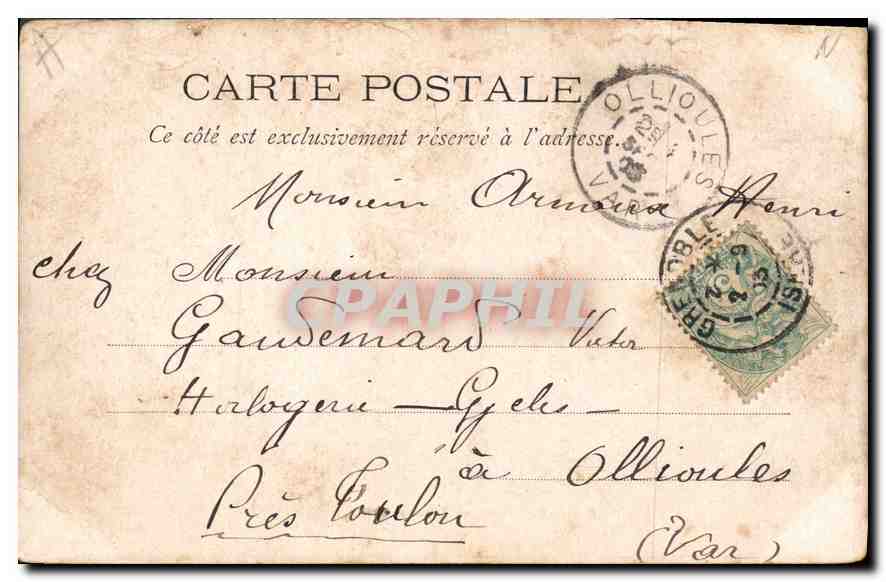CPA St Hillaire en Royans — Rückseite