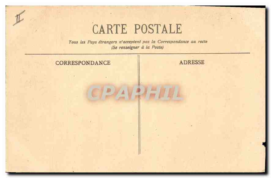 CPA Bordeaux Panorama de la ville — Verso