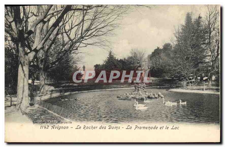 Le Rocher des Doms - La Promenade et le Lac — Gaerde phot. Marseille, n° 1142